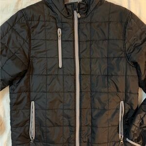 Charles River Men's Black Quilted Jacket
